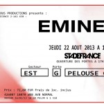 Tiket Stade de France Basenko — Eminem